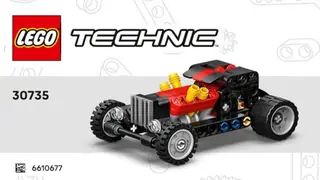 LEGO Technic 30735 Hot Rod Car building instructions