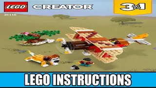 LEGO Creator 31116 Safari Wildlife Tree House building instructions