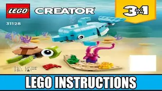 LEGO Creator 31128 Dolphin and Turtle building instructions