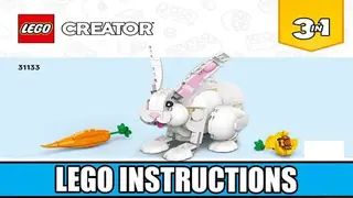 LEGO Creator 31133 White Rabbit building instructions