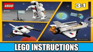 LEGO Creator 31134 Space Shuttle building instructions