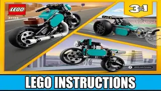LEGO Creator 31135 Vintage Motorcycle building instructions