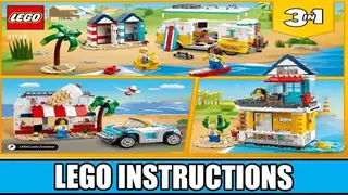 LEGO Creator 31138 Beach Camper Van building instructions
