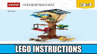 LEGO Creator 31143 Birdhouse building instructions