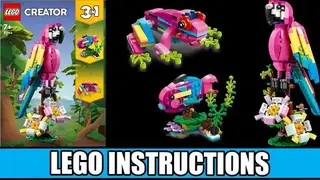 LEGO Creator 31144 Exotic Pink Parrot building instructions