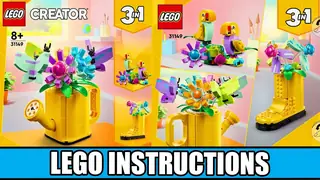 LEGO Creator 31149 Flowers in Watering Can building instructions