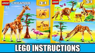 LEGO Creator 31150 Wild Safari Animals building instructions