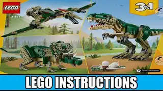 LEGO Creator 31151 T. rex building instructions