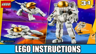 LEGO Creator 31152 Space Astronaut building instructions