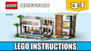 LEGO Creator 31153 Modern House building instructions