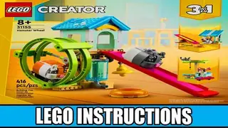 LEGO Creator 31155 Hamster Wheel building instructions