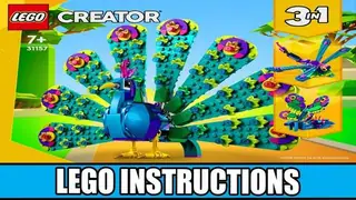 LEGO Creator 31157 Exotic Peacock building instructions