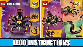 LEGO Creator 31159 Surprising Spider building instructions