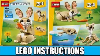 LEGO Creator 31162 Cute Bunny building instructions