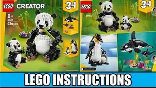 LEGO Creator 31165 Panda Family building instructions