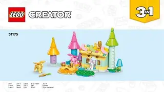 LEGO Creator 31175 Unicorn Castle building instructions