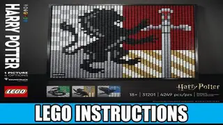 LEGO 31201 Harry Potter Hogwarts Crests building instructions