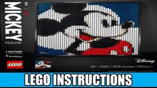 LEGO Art 31202 Disney's Mickey Mouse building instructions