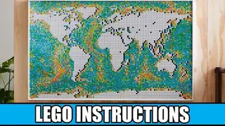 LEGO Art 31203 World Map building instructions