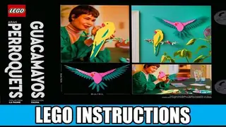 LEGO Art 31211 The Fauna Collection - Macaw Parrots building instructions