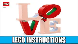 LEGO Art 31214 LOVE building instructions