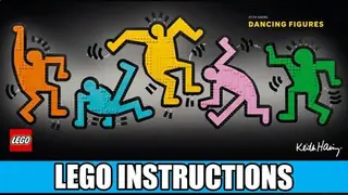LEGO Art 31216 Keith Haring - Dancing Figures building instructions
