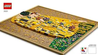 LEGO Art 31221 Gustav Klimt - The Kiss building instructions