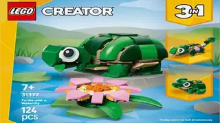LEGO Creator 31377 Turtle with a Water Lily building instructions
