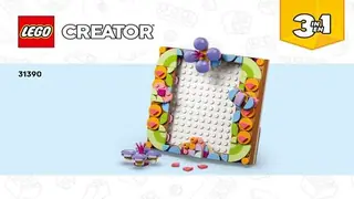 LEGO Creator 31390 Floral Art Painting building instructions