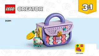 LEGO Creator 31391 Fashion Bag with Storage building instructions