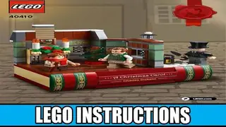 LEGO 40410 Seasonal - Charles Dickens Tribute - Christmas building instructions