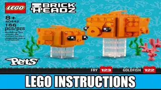 LEGO BrickHeadz 40442 Goldfish building instructions