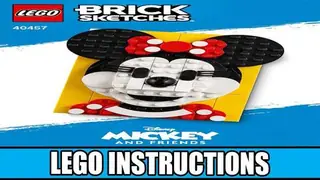 LEGO Brick Sketches 40457 Minnie Mouse building instructions