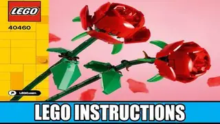 LEGO Botanicals 40460 Roses building instructions