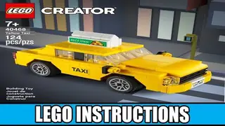 LEGO Creator 40468 Yellow Taxi building instructions