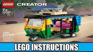LEGO Creator 40469 Tuk Tuk building instructions