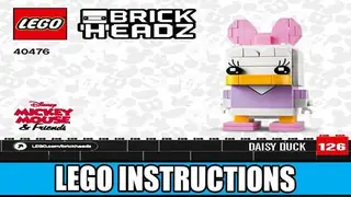 LEGO BrickHeadz 40476 Daisy Duck building instructions