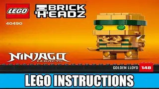 LEGO BrickHeadz 40490 NINJAGO 10 building instructions