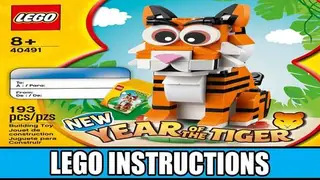 LEGO Seasonal 40491 Year of the Tiger building instructions