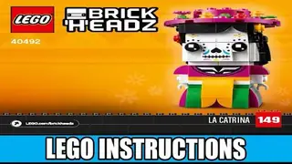 LEGO BrickHeadz 40492 La Catrina building instructions