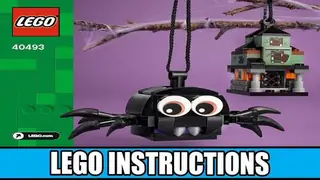 LEGO Seasonal 40493 Spider & Haunted House Pack building instructions