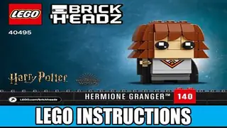 LEGO BrickHeadz 40495 Harry, Hermione, Ron & Hagrid building instructions