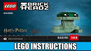 LEGO BrickHeadz 40496 Voldemort, Nagini & Bellatrix building instructions