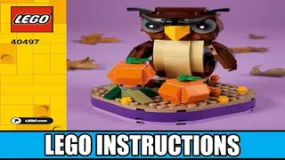 LEGO Seasonal 40497 Halloween Owl building instructions