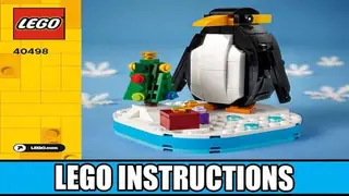 LEGO Seasonal 40498 Christmas Penguin building instructions