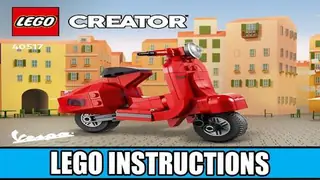 LEGO Creator 40517 Vespa building instructions
