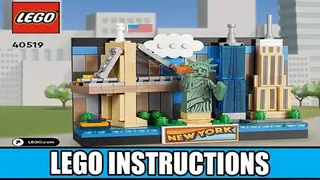 LEGO Creator 40519 New York Postcard building instructions