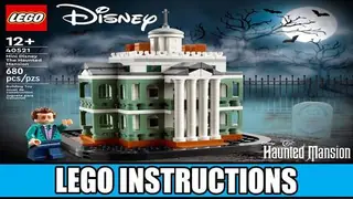 LEGO 40521 Mini Disney The Haunted Mansion building instructions