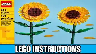 LEGO Botanicals 40524 Sunflowers building instructions
