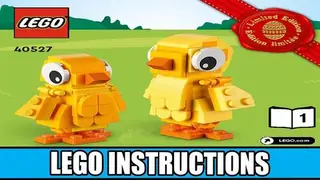 LEGO Seasonal 40527 Easter Chicks building instructions